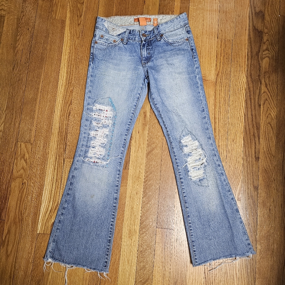Colin's Zoe Distressed Blue Jeans